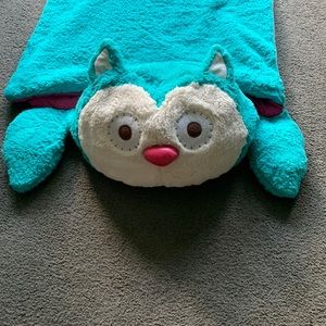 Children’s owl sleeping bag